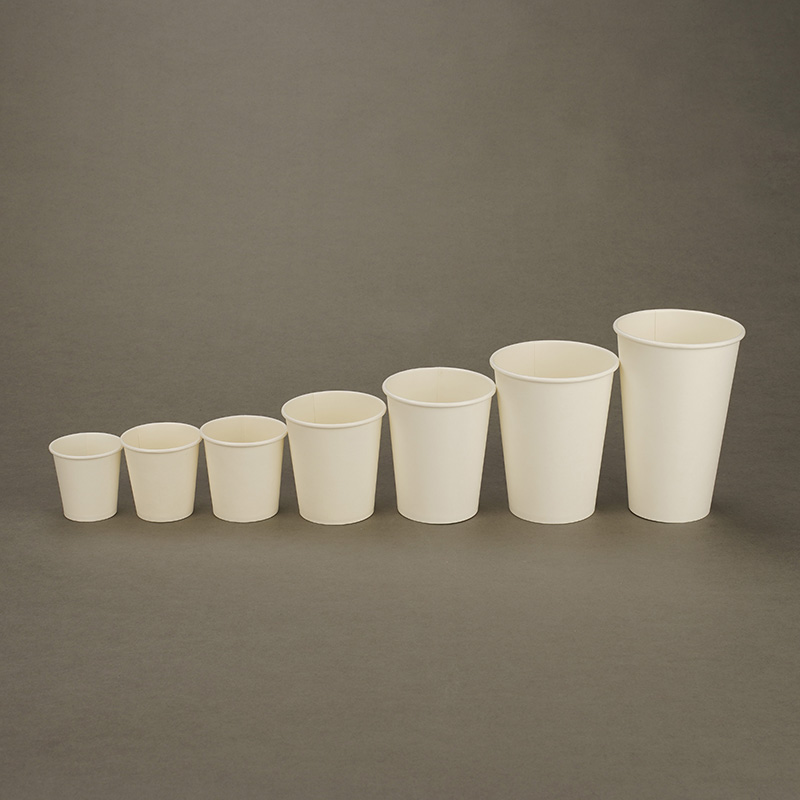 Single wall paper cups