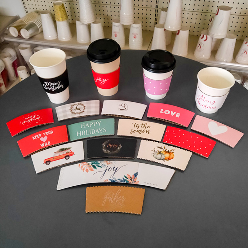 Paper cup sleeve