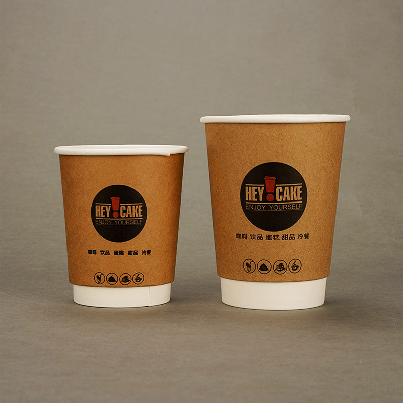 Double layer paper cup