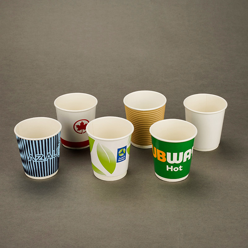 Double layer paper cup