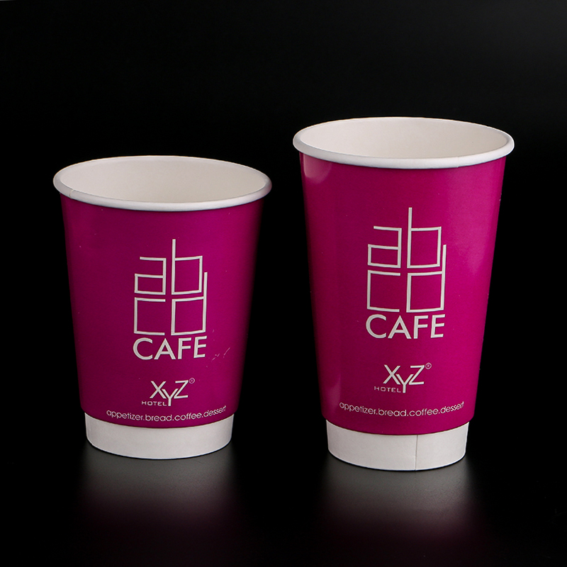 Double layer paper cup