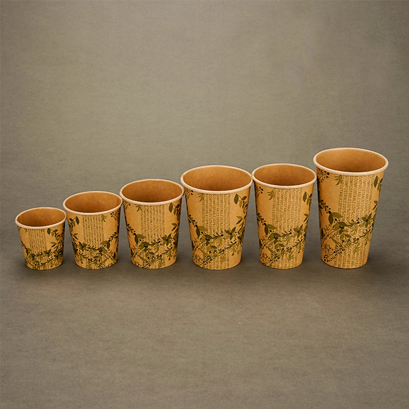 Biodegradable paper cups