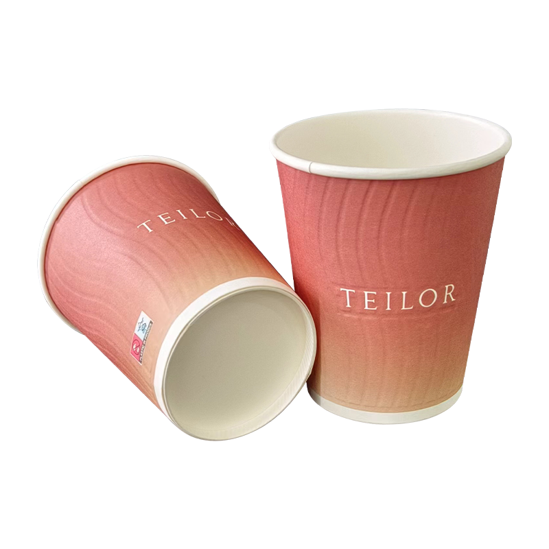 Disposable Convex Anti-Scalding Thickened Stripe Embossed Coffee Cup